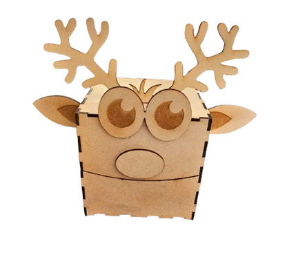 Christmas box - Reindeer. Unpersonalised