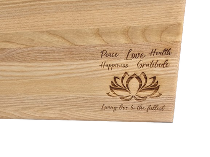 Personalised cutting board. 10cm x 10cm engraving