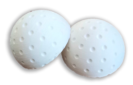 Unfilled 3-D printed golf ball