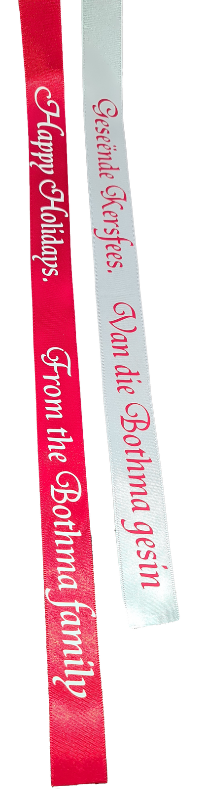 Ribbon personalised