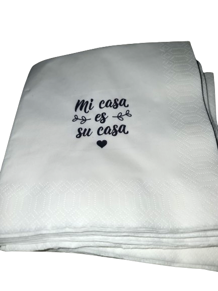 Serviettes_Mi case es su casa