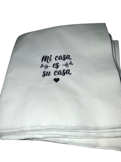 Serviettes_Mi case es su casa